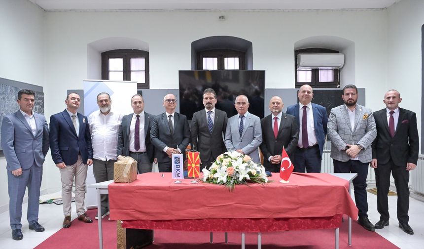 Türk Veteriner Hekimleri Birliği ile Kuzey Makedonya Veteriner Hekimleri Odası arasında işbirliği protokolü