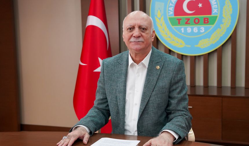 TZOB Başkanı Bayraktar: ''Çiftçilerimiz kuraklık nedeniyle yüzde 85 kayıp yaşadı''