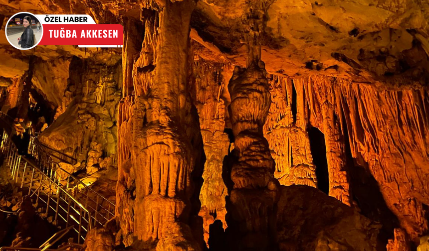 Soğan sarkıtlarıyla ünlü Tokat’ın doğal yer altı müzesi: Ballıca Mağarası