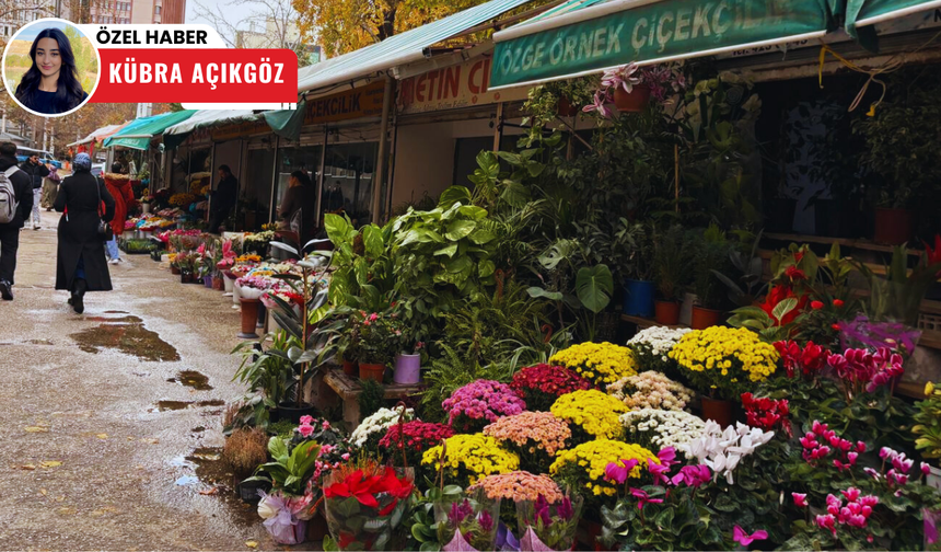 Güvenpark'ın çiçekçileri, umutlarını Öğretmenler Günü’ne bağladı