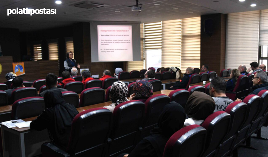 Pursaklar Belediyesi Çalışanları KOAH Semineri ile Bilgilendirildi