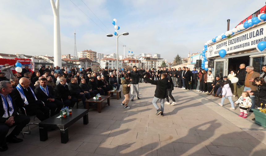 Erzurumlular Şentepe’de birlik oldu