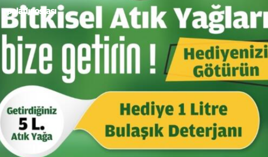 Yenimahalle'de Atık Yağlar Geri Dönüşüyor! Deterjan Hediyesi Kazanma Şansı