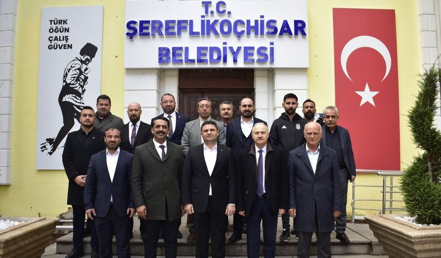 CHP heyetinden Şereflikoçhisar Belediyesine ziyaret