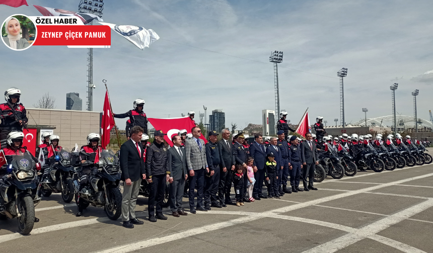 Ankara'da Yunus polisleri, motosikletli göreve başladı