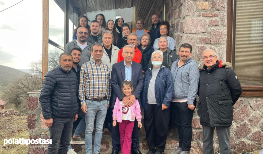 Çamlıdere Belediye Başkanı Ceylan, Çamyayla sakinleriyle kahvaltıda buluştu