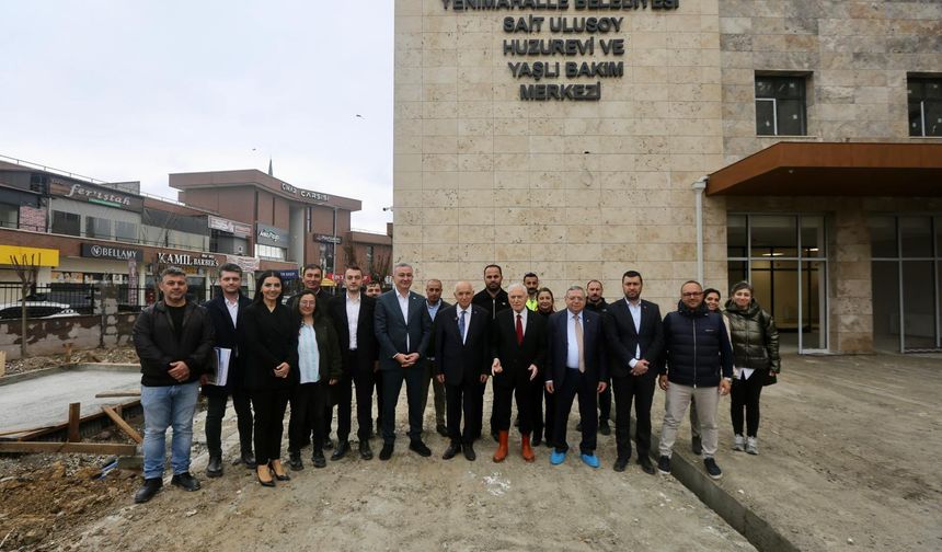 Fethi Yaşar ve Prof. Dr. Mehmet Haberal, Alzheimer Merkezi'ni inceledi