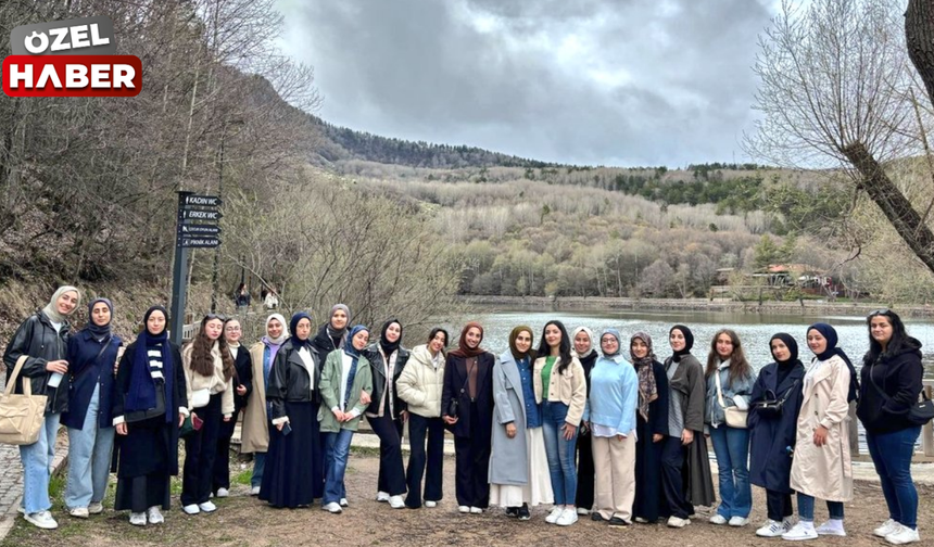 Gençler Karagöl Tabiat Parkı’nda doğayla buluştu