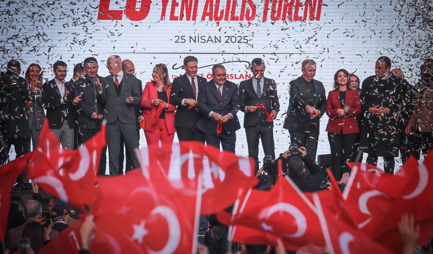 Keçiören'de 23 tesis hizmete açıldı