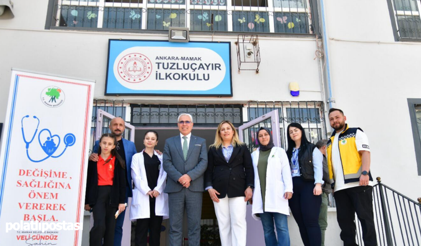 Mamak Belediyesi okullarda ağız ve diş sağlığı taramasına devam ediyor