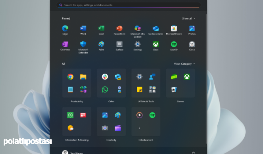 Microsoft'tan Windows 11 kullanıcılarını sevindirecek yenilik! Başlat menüsü artık daha büyük ve kullanışlı