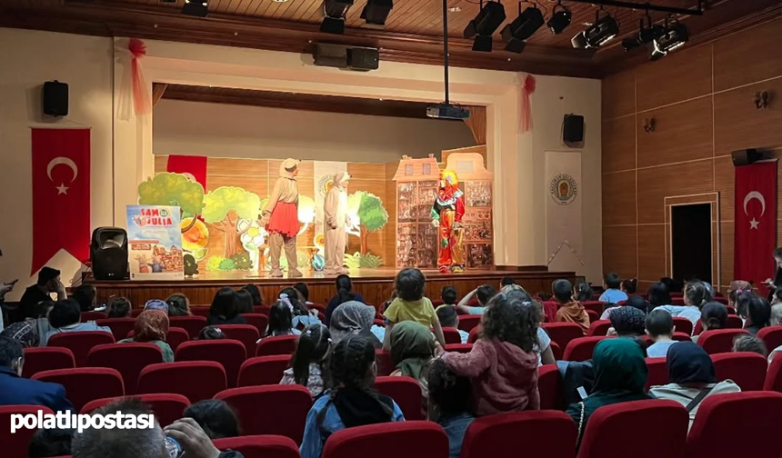 Nallıhan Belediyesi'nden çocuklara sanat dolu bir gün: Sam ile Julia sahnede