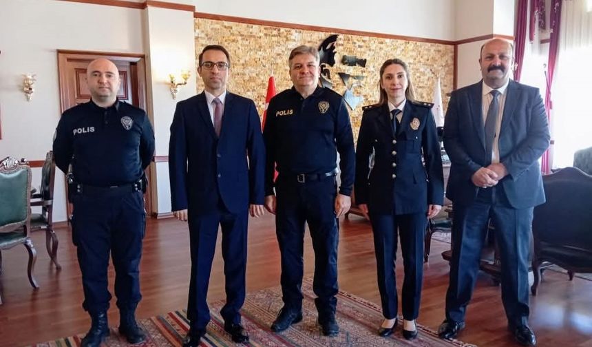 Polis Haftası’nda Beypazarı Kaymakamı Yılmaz’a anlamlı ziyaret