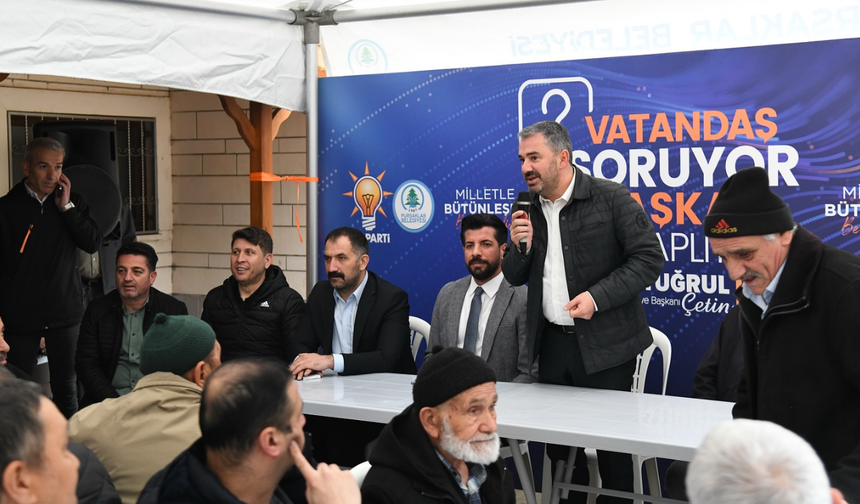 Pursaklar'da mahalle buluşmaları devam ediyor