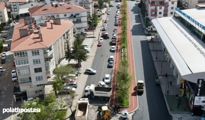 Pursaklar'da yol yenileme mesaisi başladı