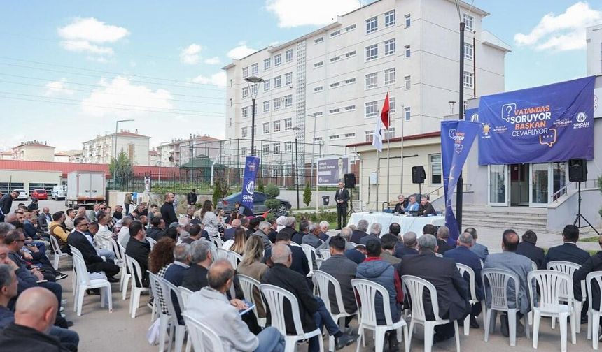 Vatandaş soruyor, Başkan Ercan cevaplıyor