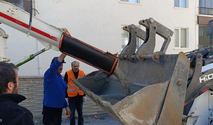 Akyurt Belediyesi’nden Yıldırımhan Camii bahçesine önemli müdahale