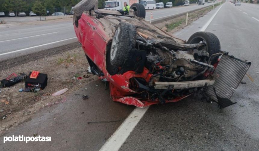 Ankara'da damat talihsizliği: Düğün kavgası sonrası trafik kazası geçirdi