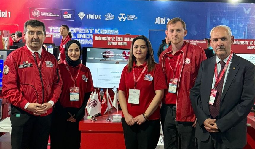 ASBÜ öğrencileri, TEKNOFEST KKTC’de duygularla teknolojiyi buluşturdu