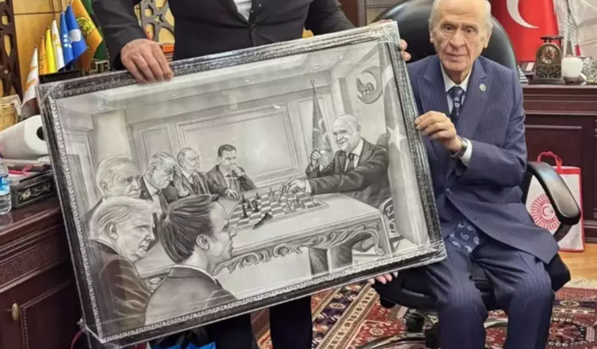 Bahçeli dünya liderlerini mat etti! O hediye dikkat çekti...
