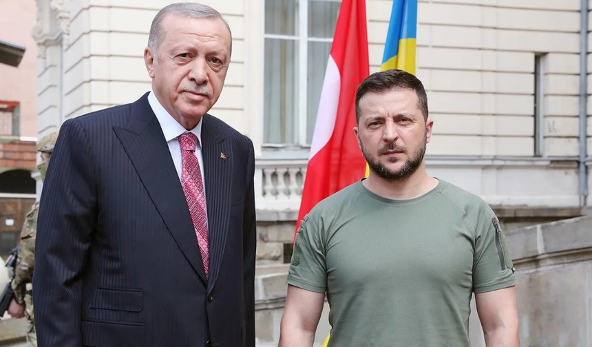 Cumhurbaşkanı Erdoğan ile Zelenskiy ile görüştü!
