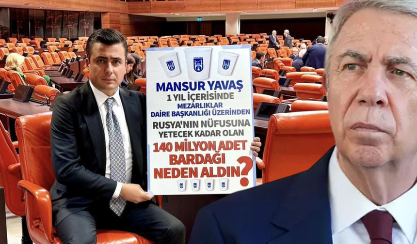 Gökçek'ten Yavaş'a "bardak" sorusu: “Rusya'nın nüfusuna yetecek kadar bardak nereden alındı?”