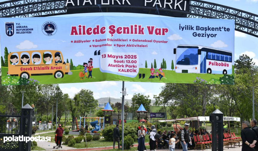 Kalecik'te çifte şenlik: ABB'den "Psikobüs" destekli etkinlikler yoğun ilgi gördü