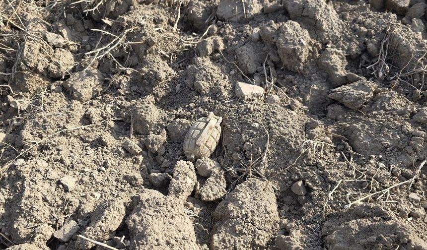Haymana’da patlamamış el bombası bulundu!