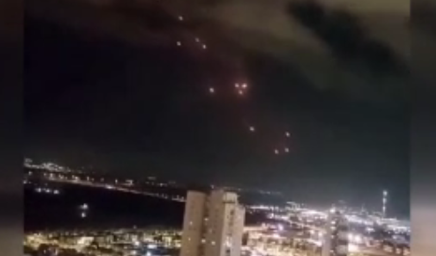 İran İsrail'e balistik füze yağdırdı! İşte gece boyu yaşananlar...