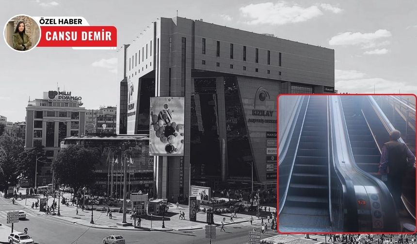 Kızılay’da yürüyen merdiven sorunu: Günlerdir çalışmıyor