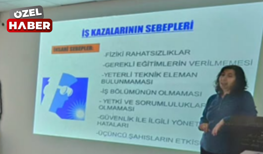 Polatlı Huzurevi Özel Eğitim Meslek Okulu'nda İş Sağlığı ve Güvenliği Eğitimi