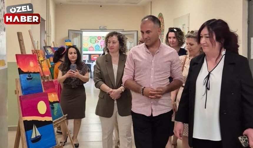 Şehit Sedat Akça Ortaokulu öğrencilerinden görsel şölen