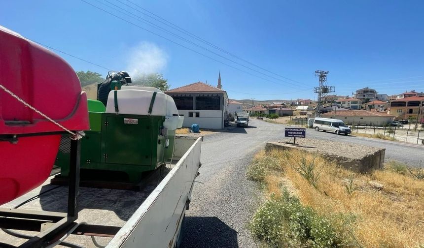 Şereflikoçhisar Belediyesinden ilaçlama seferberliği