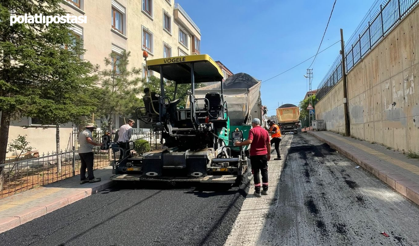 Altındağ'da asfalt çalışmaları hız kesmiyor