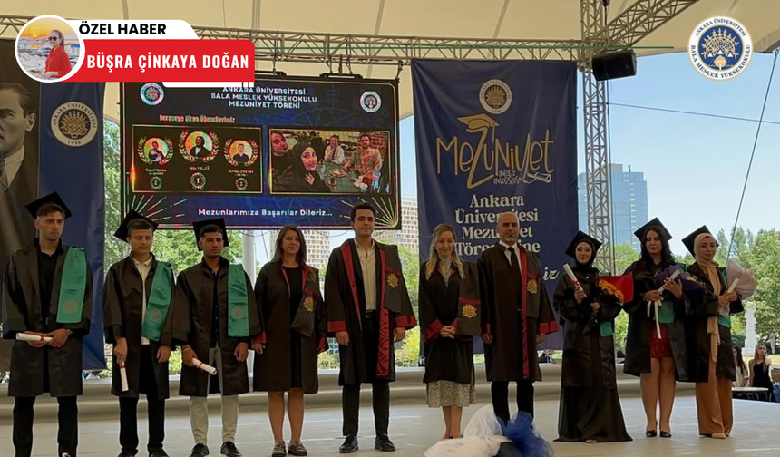 Ankara Üniversitesi Bala Meslek Yüksekokulu ilk mezunlarını verdi
