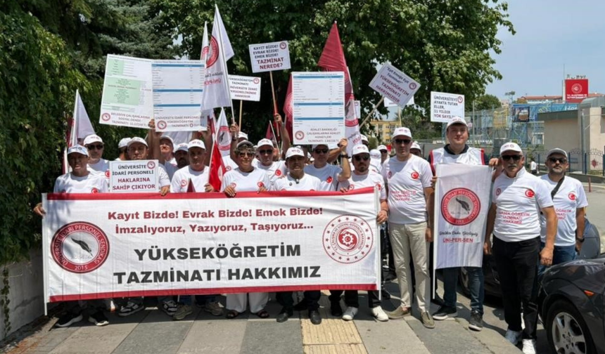 Ankara’da akademik personel, tazminat adaleti için bir araya geldi