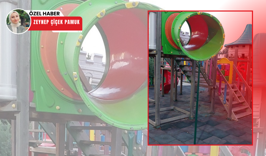 Ankara'daki çocuk parkı ölüme davetiye çıkarıyor!