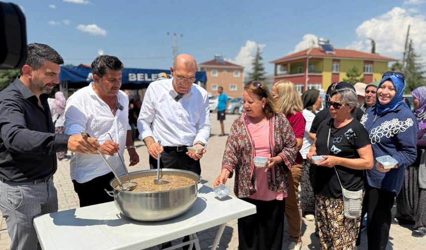 Ayaş'ta aşure bereketi: Yağmurdede’de gönüller bir oldu