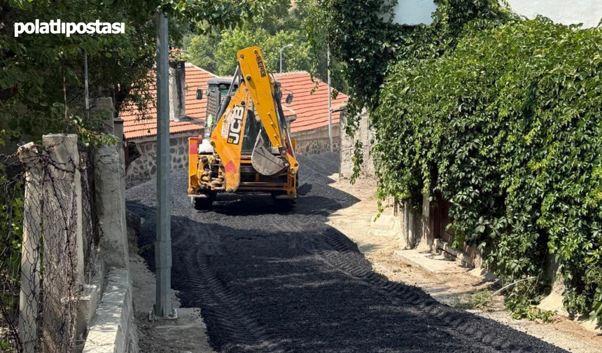 Ayaş'ta asfalt çalışmaları hız kesmiyor