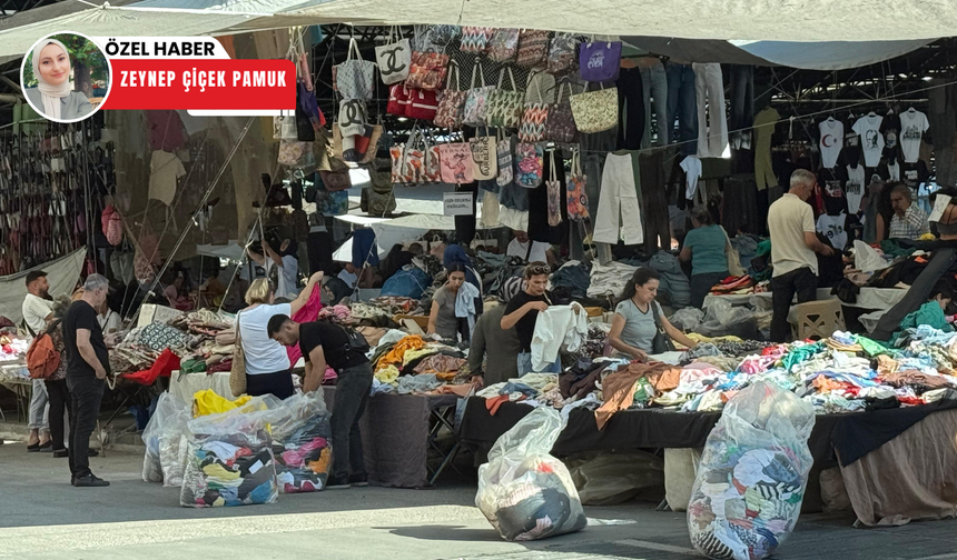 Ankara'nın en ucuz pazarı! Her gelirden insan oraya koşuyor