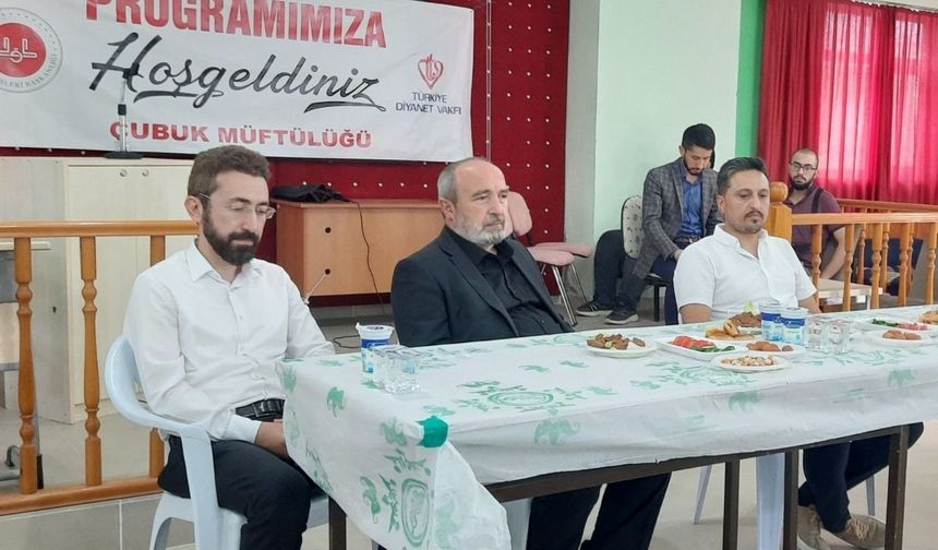 Çubuk İlçe Müftüsü Yazgan’a veda programı düzenlendi