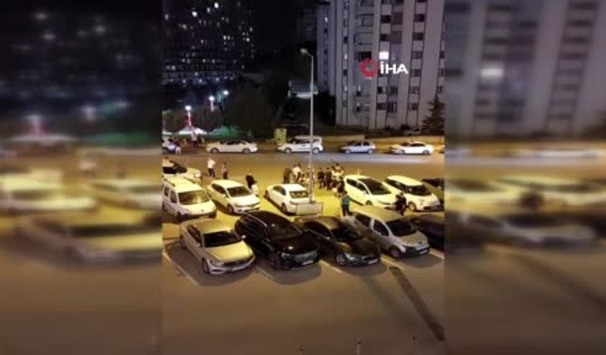 Etimesgut’ta feci kaza: Otomobil yayaya çarptı!