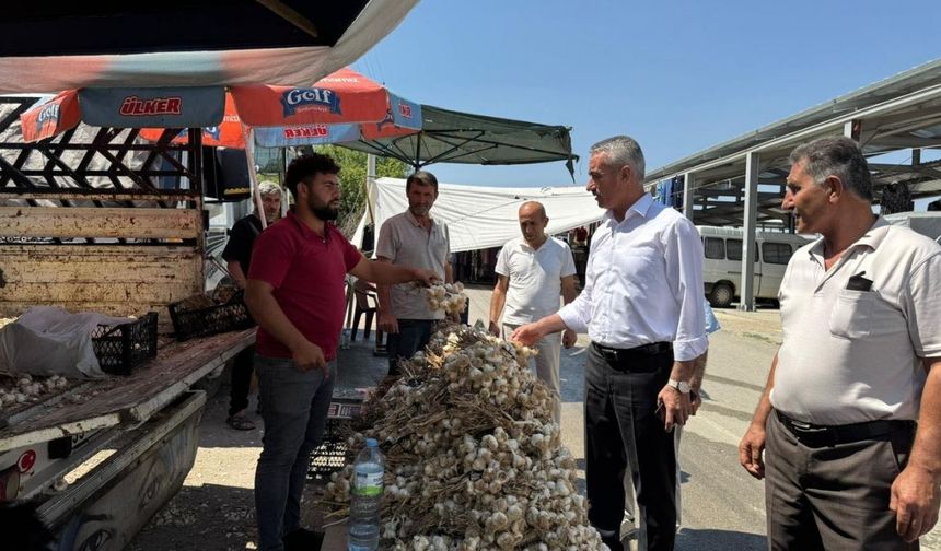 Evren Belediye Başkanı Ünsal’dan pazarcı esnafına ziyaret