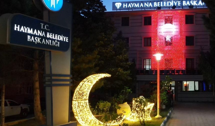 Haymana'da aydınlatma çalışmaları devam ediyor