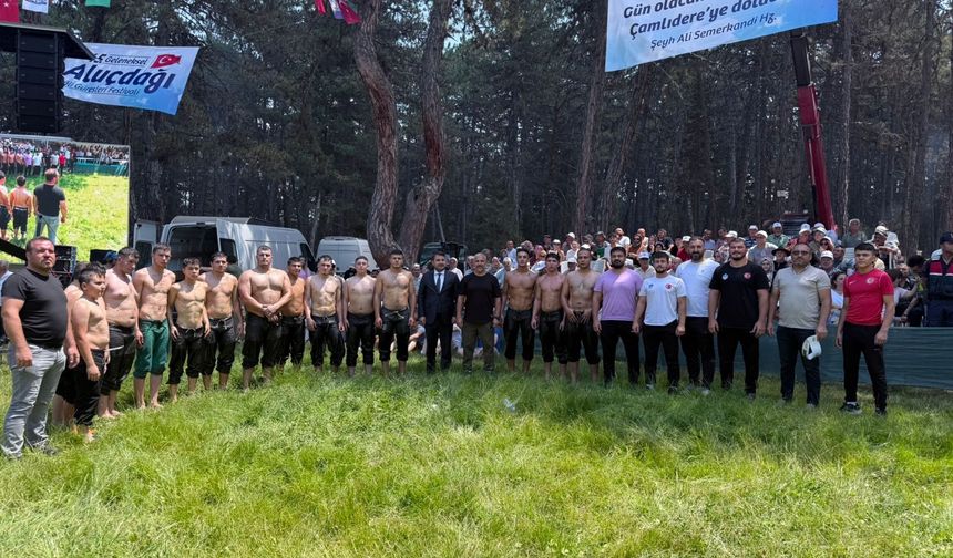 Kahramankazanlı güreşçiler, Aluçdağı’nda er meydanına çktı