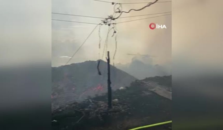Kızılcahamam’da otluk alanda çıkan yangın söndürüldü!