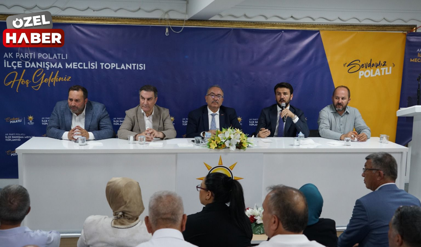 Polatlı'da AK Parti İlçe Danışma Toplantısı gerçekleştirildi