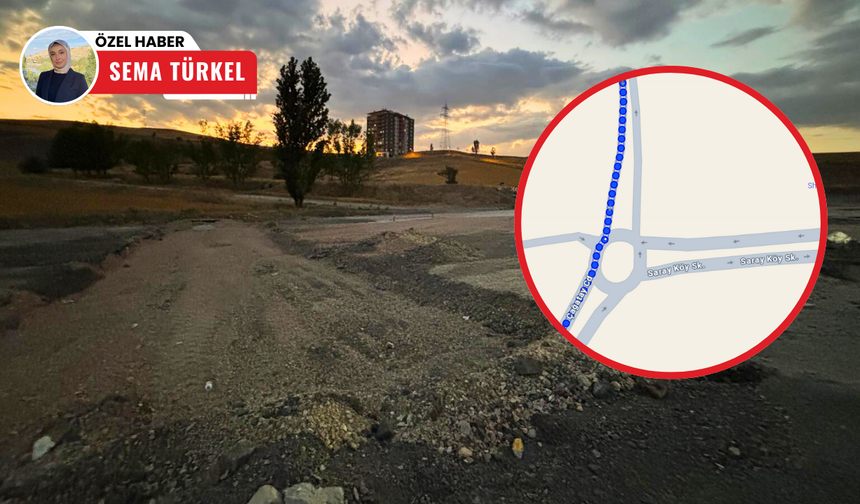 Pursaklar’da bitmeyen yol: Haritalarda bile bulunmuyor!