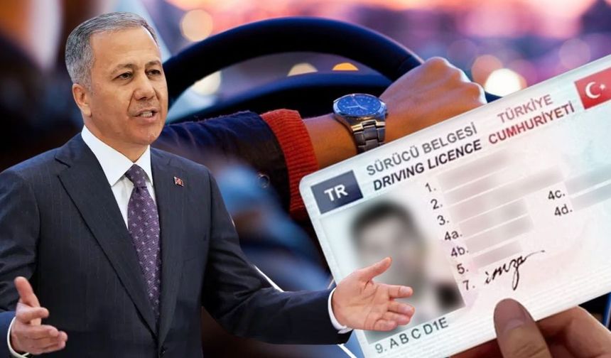 Eski tip ehliyetini yenilemeyenler üzülmesin: Bakan Yerlikaya duyurdu!