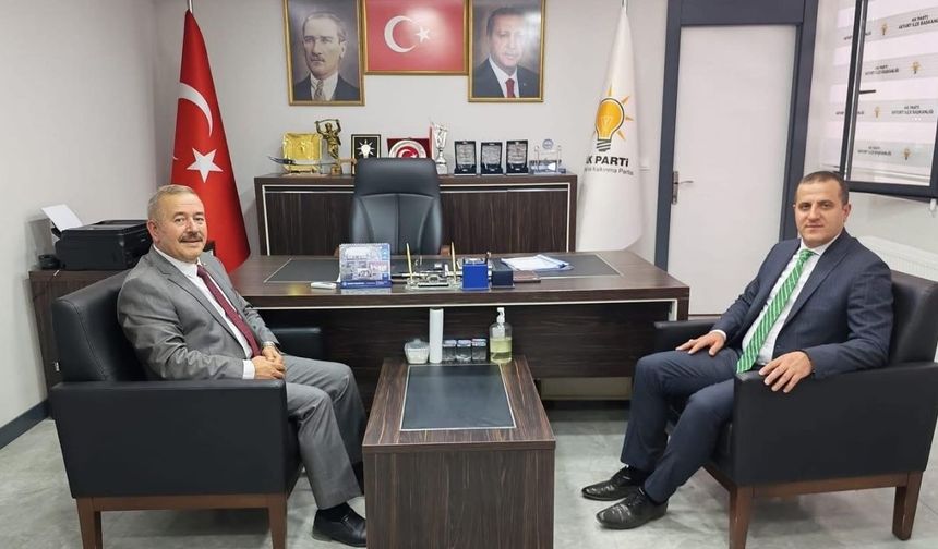 Kaymakam Genç’ten partilere nezaket ziyareti